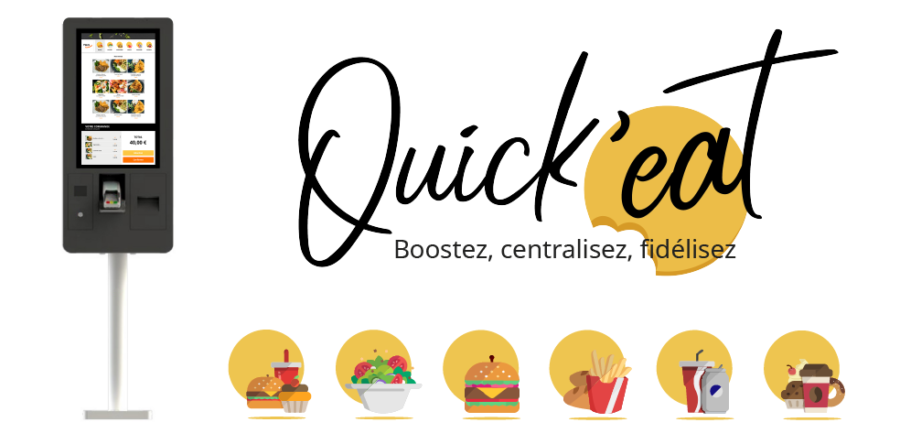 Nouveau : Borne de commande interactive connectée Quick’eat